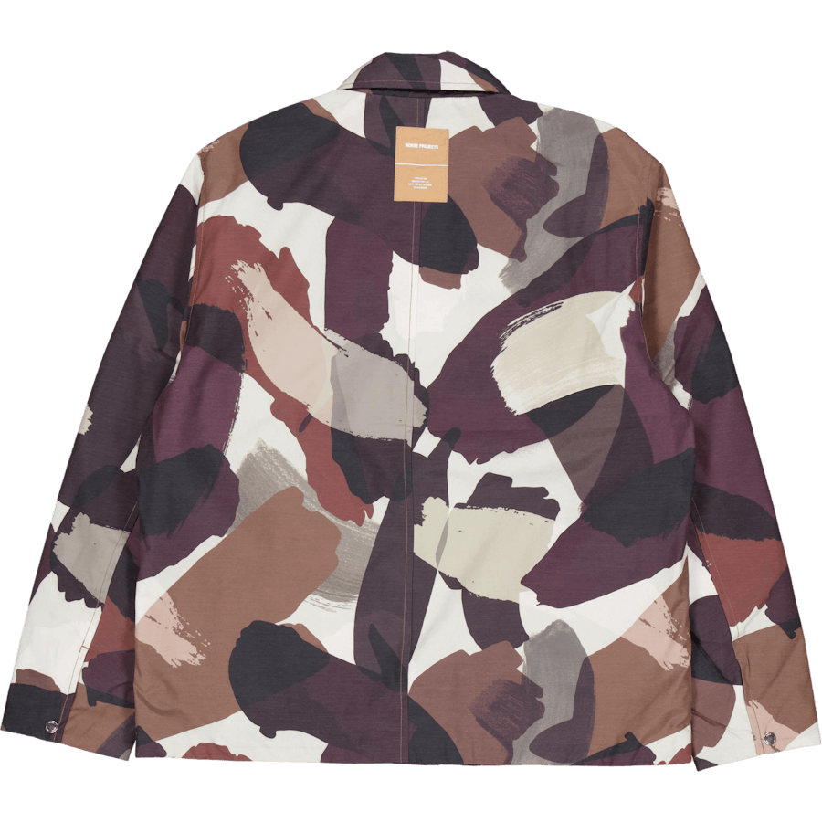 Pelle Camo Nylon Geïsoleerde Jac Espresso