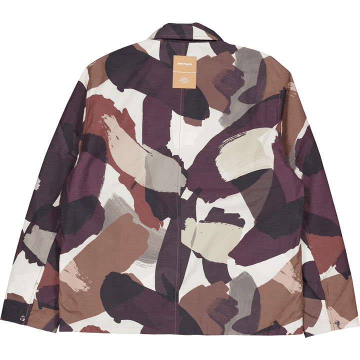 Pelle Camo Nylon Geïsoleerde Jac Espresso