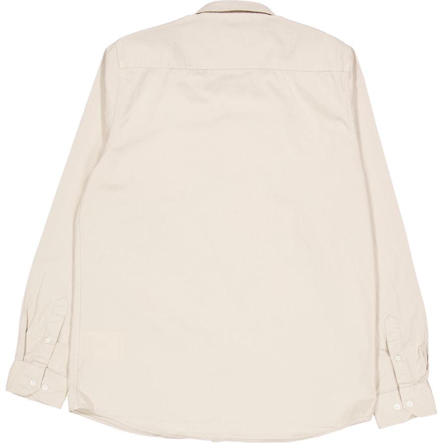 Anton Light Twill Shirt Oatmeal