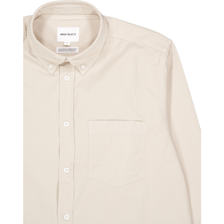 Anton Light Twill Shirt Oatmeal