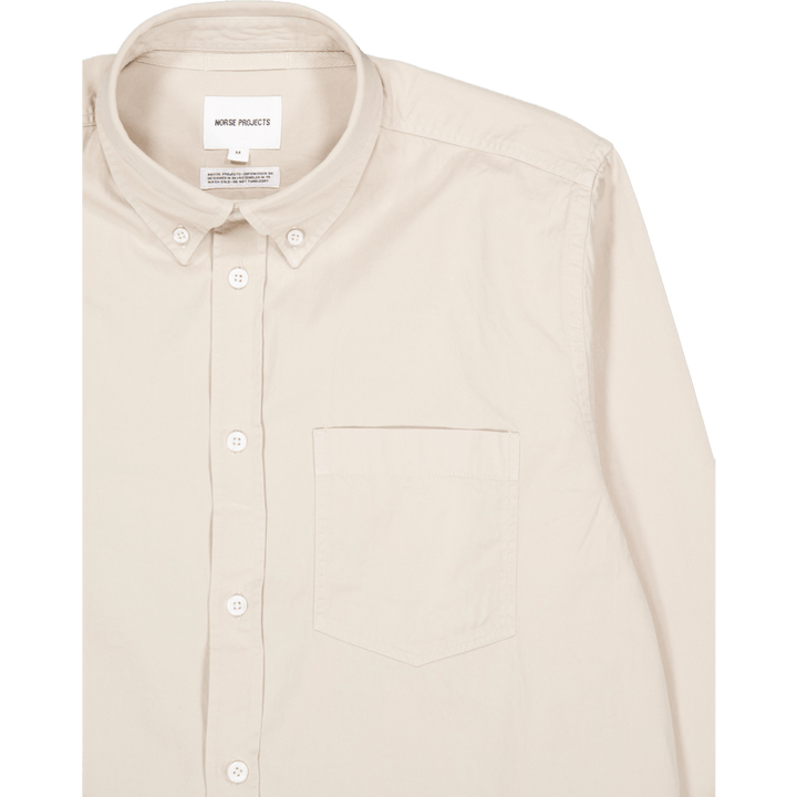 Anton Light Twill Shirt Oatmeal