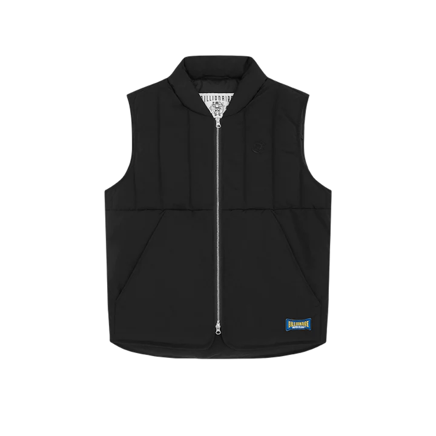 Gilet matelassé en duvet noir