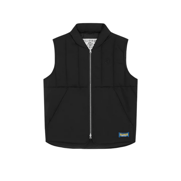 Gilet matelassé en duvet noir