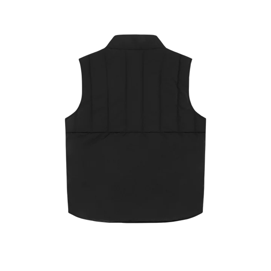 Gilet matelassé en duvet noir