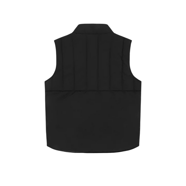 Gilet matelassé en duvet noir