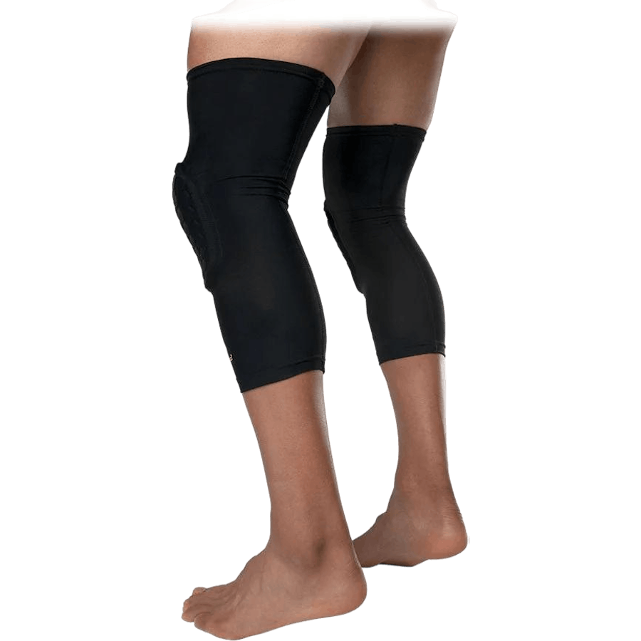 Šestkotni rokavi za noge / par Črna