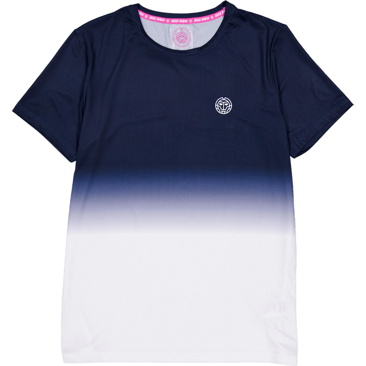 Maglietta girocollo Gradiant Blu scuro/bianco