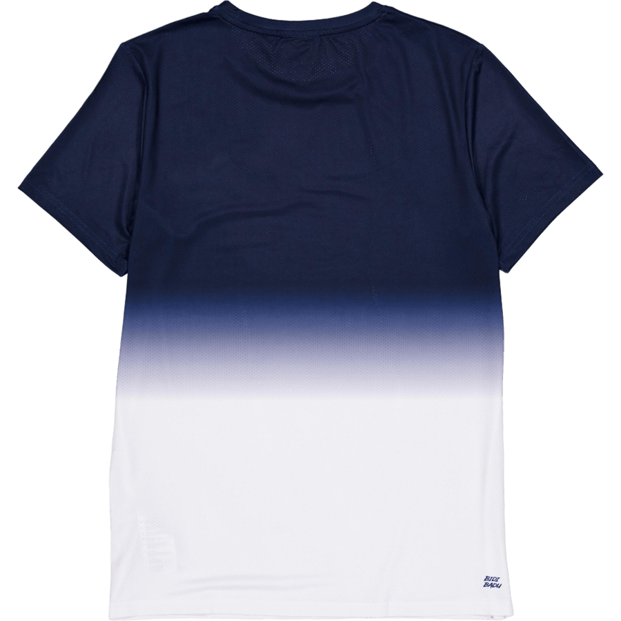Maglietta girocollo Gradiant Blu scuro/bianco