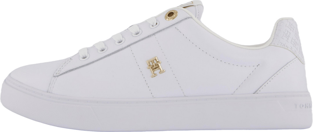 Baskets Essent Elevated Monogr Blanc