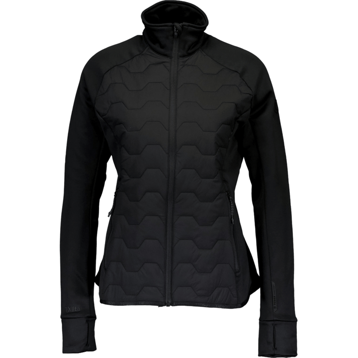 Couche intermédiaire hybride zippée Txlite pour femme, noir
