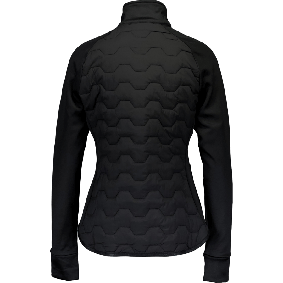 Couche intermédiaire hybride zippée Txlite pour femme, noir