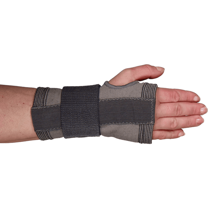 Qd Knitted Wrist Support Grey