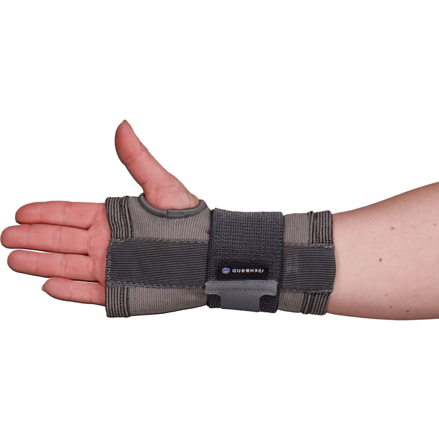 Qd Knitted Wrist Support Grey