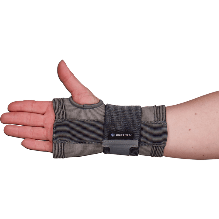 Qd Knitted Wrist Support Grey