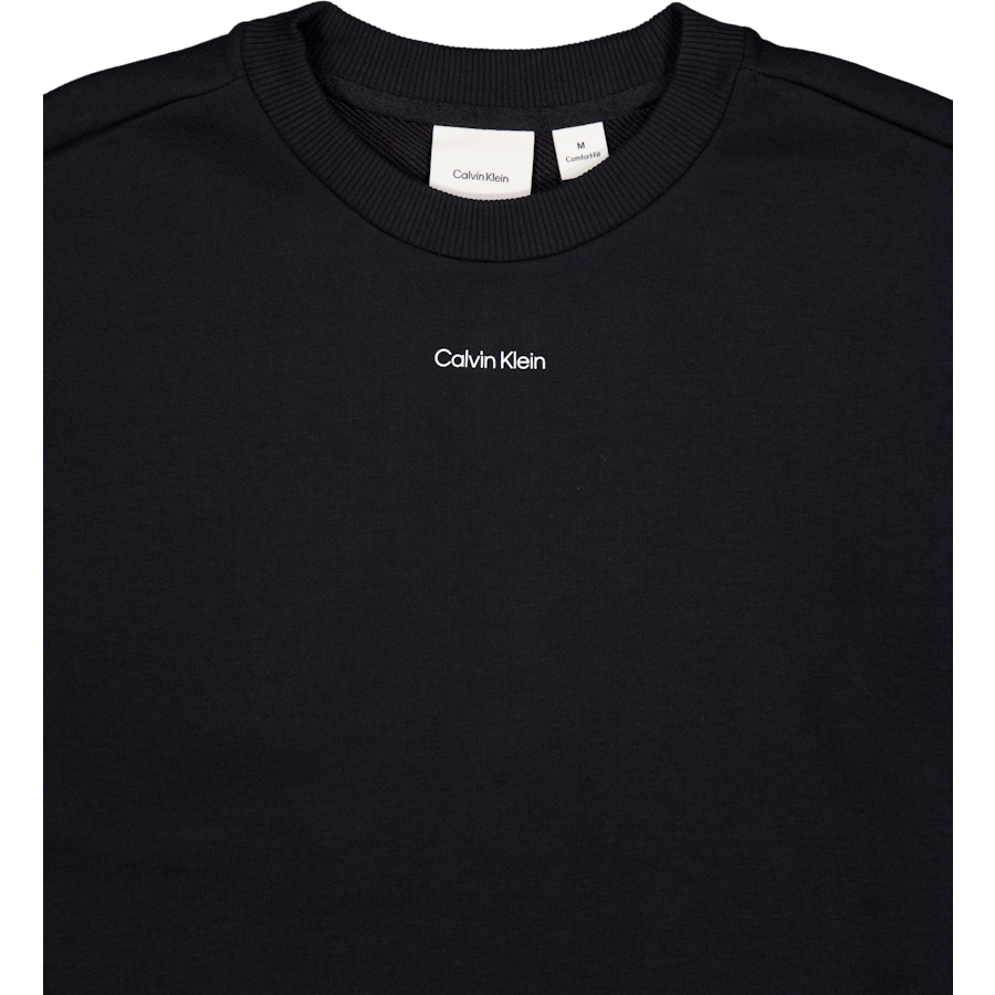 Sudadera Nano Logo Beh Ck Negro