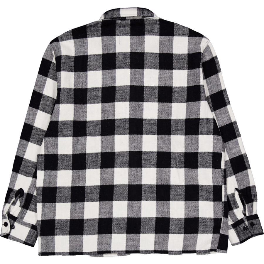 Koszula Sebastian Ls-czarny/biały/czarny/biały