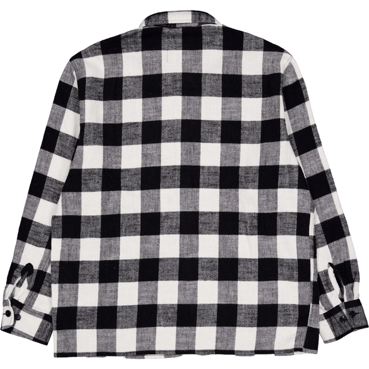 Koszula Sebastian Ls-czarny/biały/czarny/biały