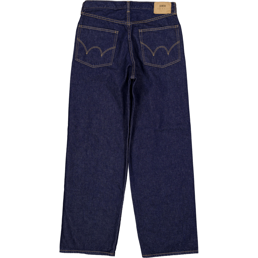Pantalone largo - blu - risciacquato Blu - risciacquato