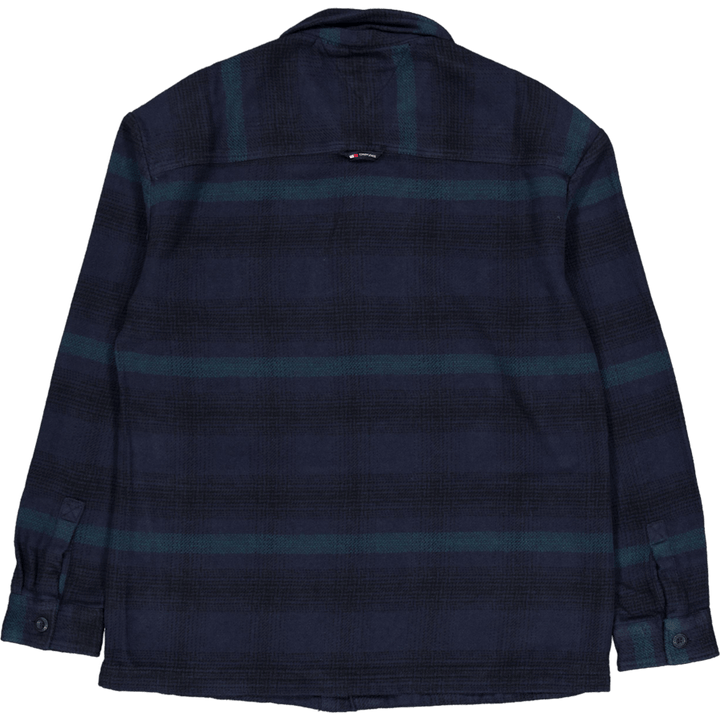 Surchemise à carreaux avec badge TJM