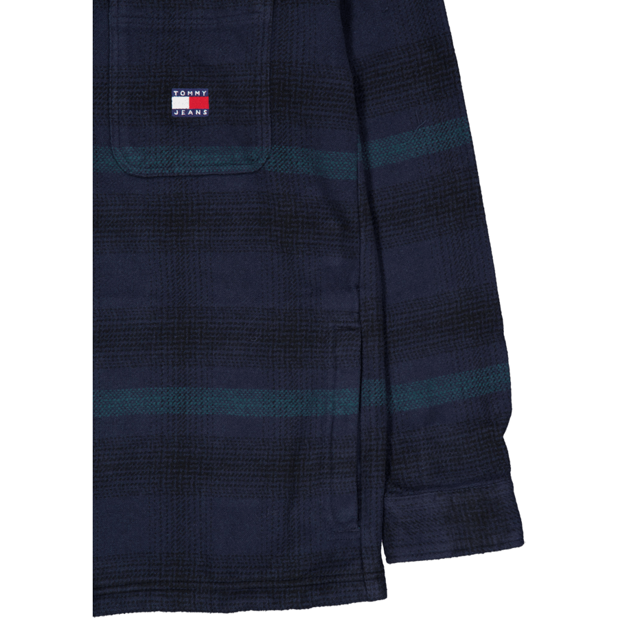 Surchemise à carreaux avec badge TJM