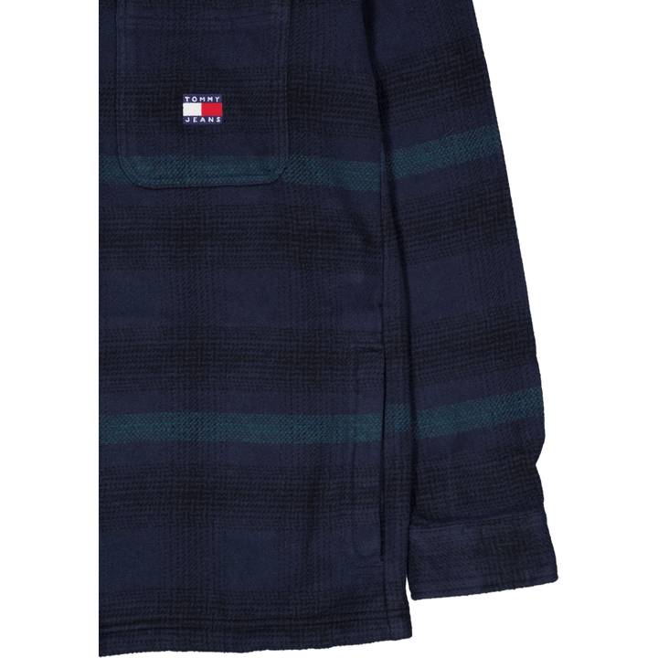 Surchemise à carreaux avec badge TJM