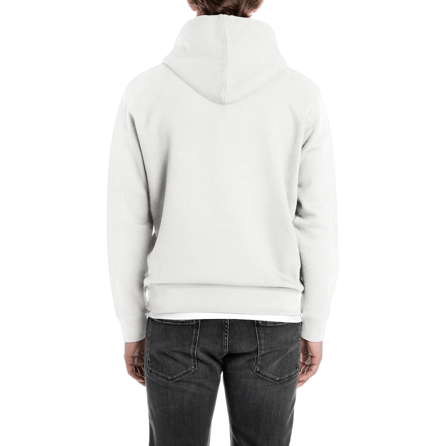 Sweat à capuche 011 Blanc naturel