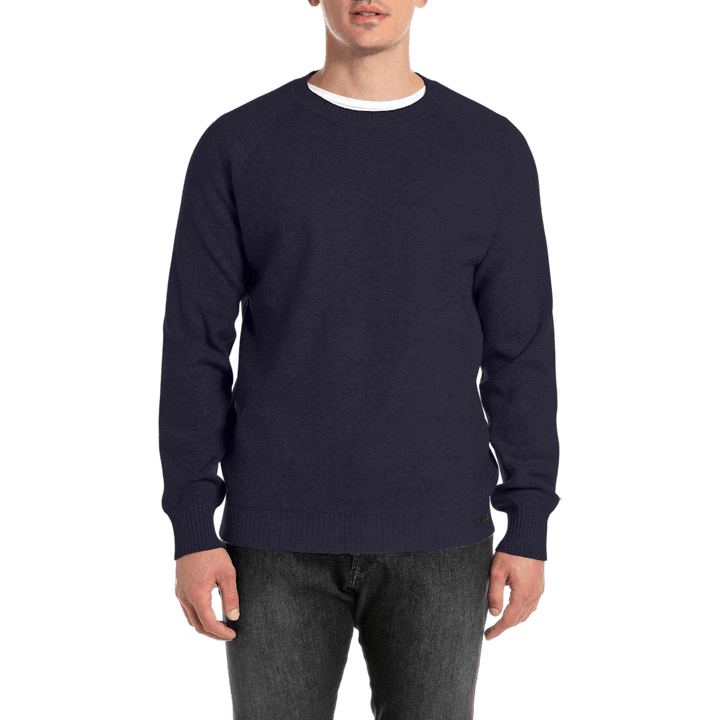 Pull ras du cou 780 bleu foncé