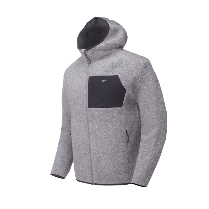 Sweat à capuche Skord Pile M Gris