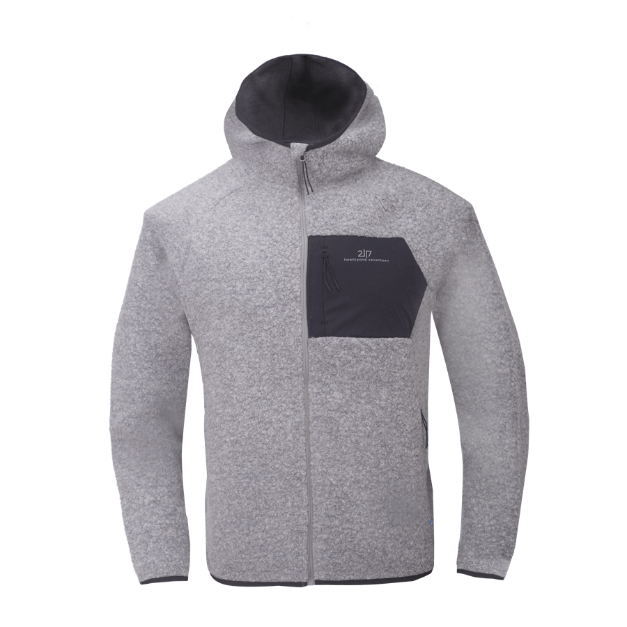 Sweat à capuche Skord Pile M Gris