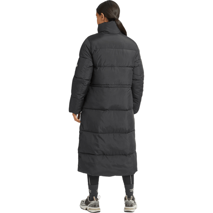 Pebble Drawstring Coat Black