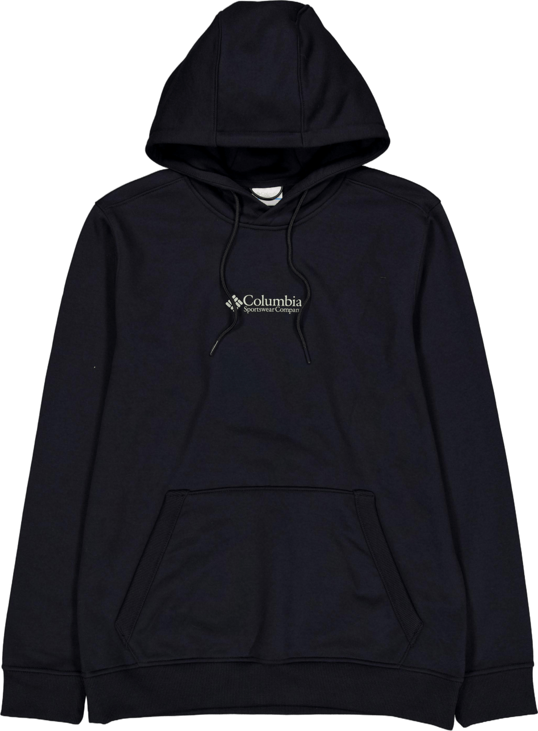 Sudadera con capucha Meridian Creek™ Negra, Csc centro pecho.