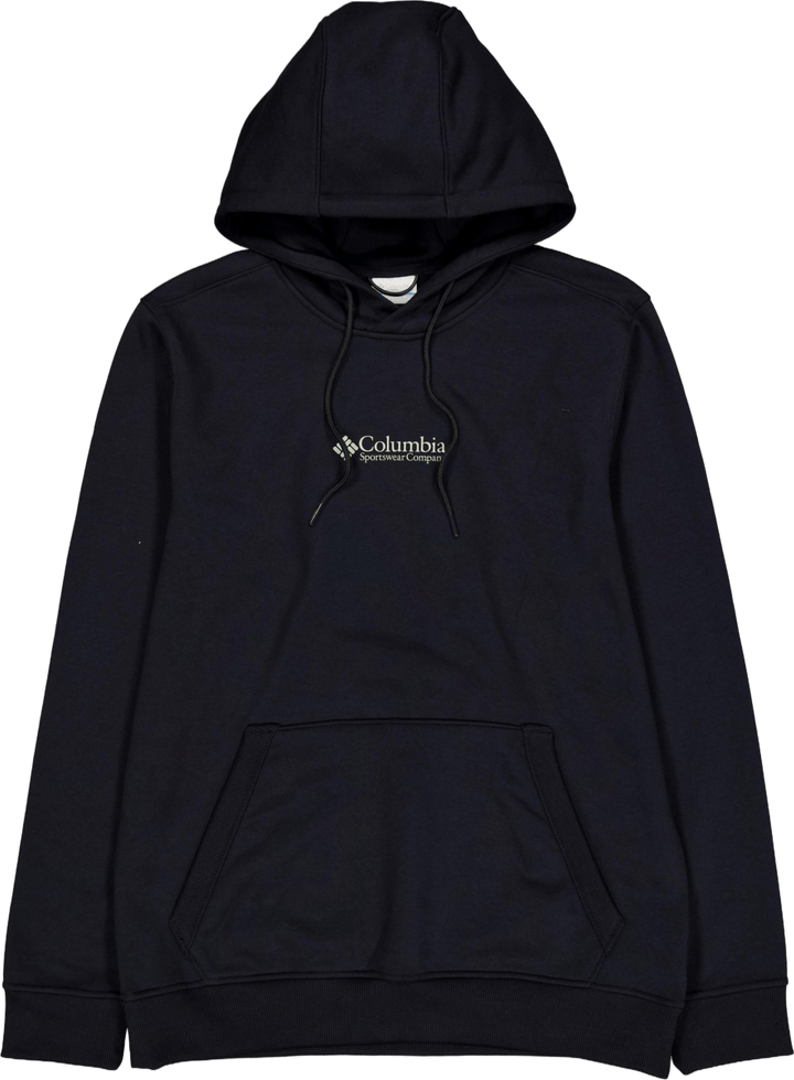 Sudadera con capucha Meridian Creek™ Negra, Csc centro pecho.