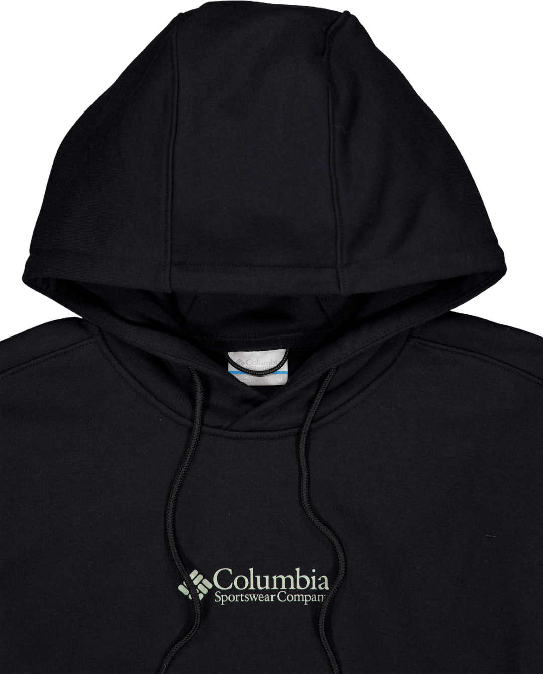Sudadera con capucha Meridian Creek™ Negra, Csc centro pecho.
