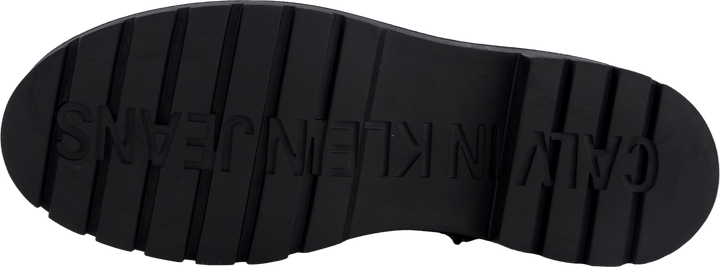 Combat Boot Mid Zip Lth In Cal Triple Black