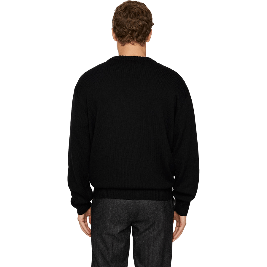 Kino Merino Crew Black