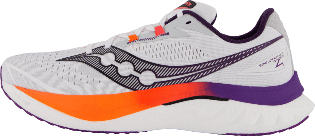 Endorphine Speed 4 Blanc/orange vizio