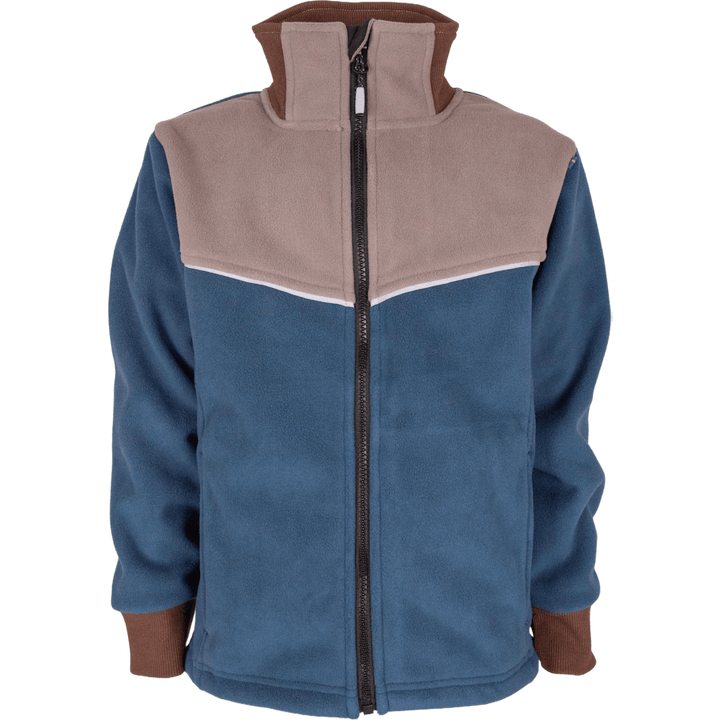 Kurtka Stormy, Windfleece szara/ciemnoniebieska