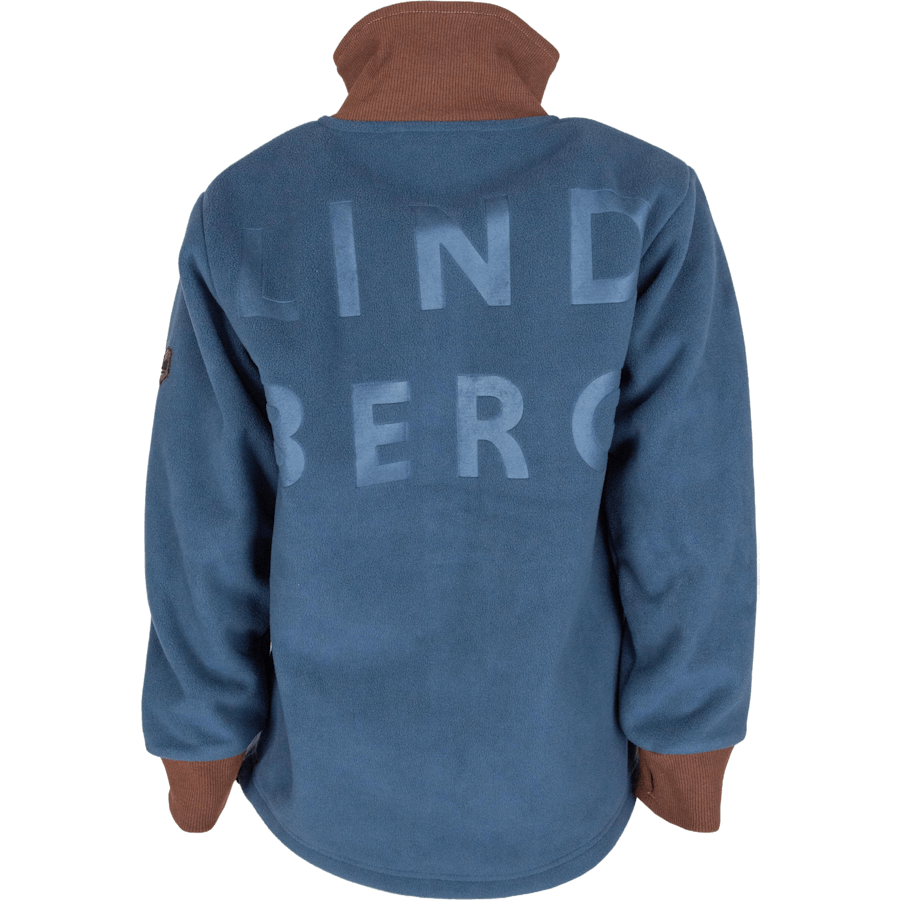 Kurtka Stormy, Windfleece szara/ciemnoniebieska