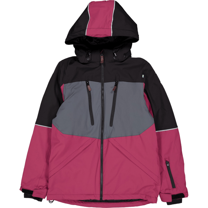 Veste d'hiver Alpine Noir/cerise