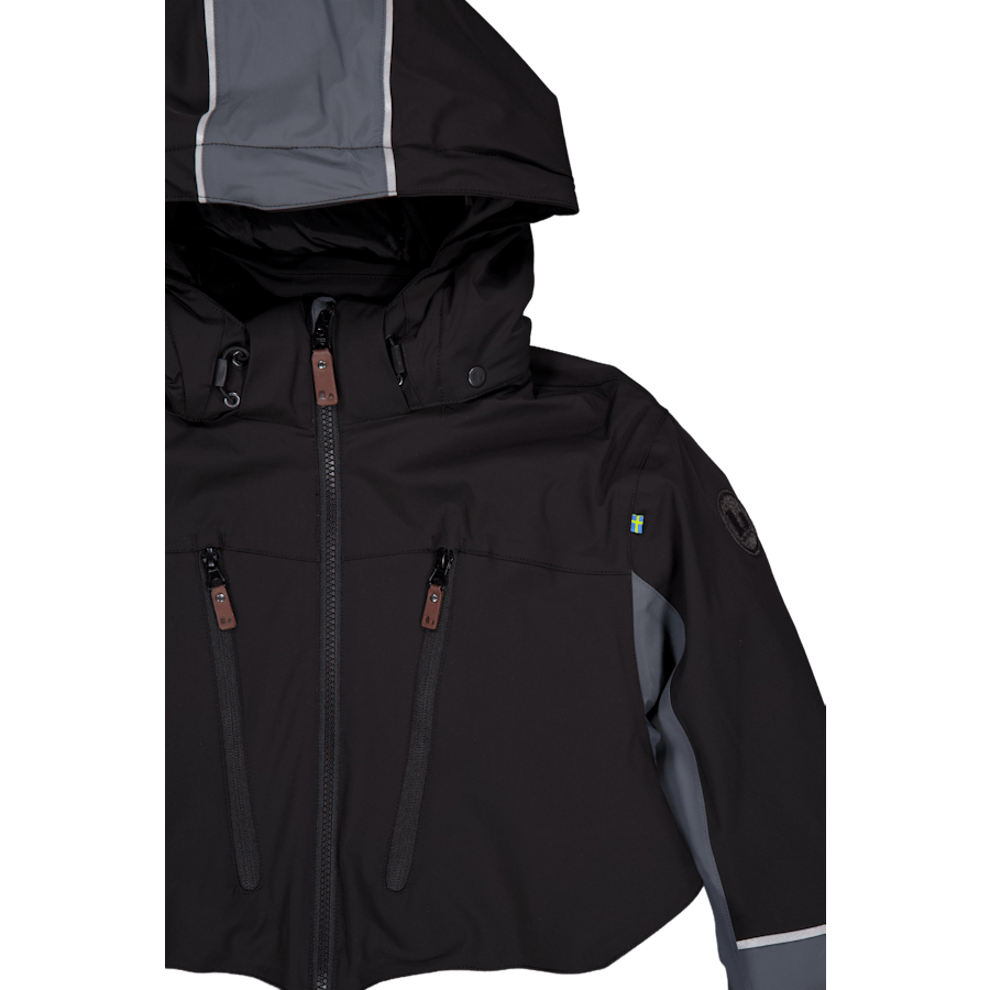 Veste d'hiver alpine noire/anthracite