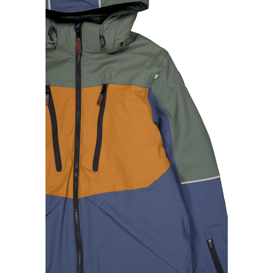 Veste d'hiver alpine verte/bleue