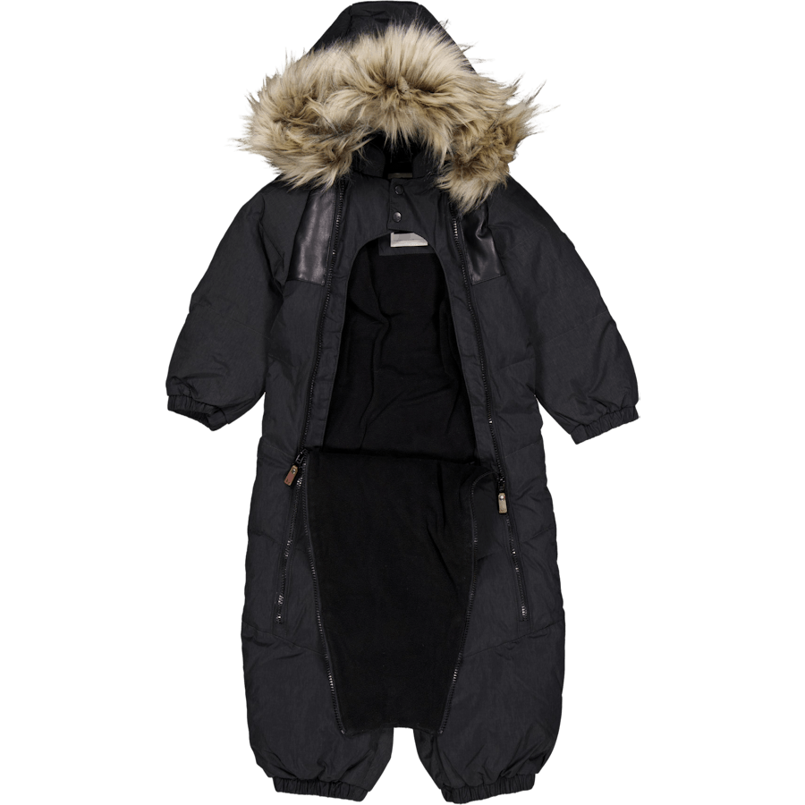 Salopette d'hiver Rocky pour bébé noire