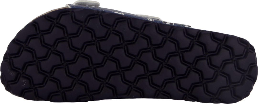 Fussbettpantoffel Blau/mehrfarbig
