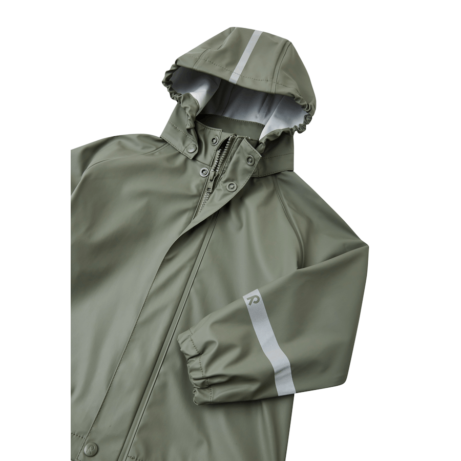 Completo da pioggia Tihku Grigio-verde