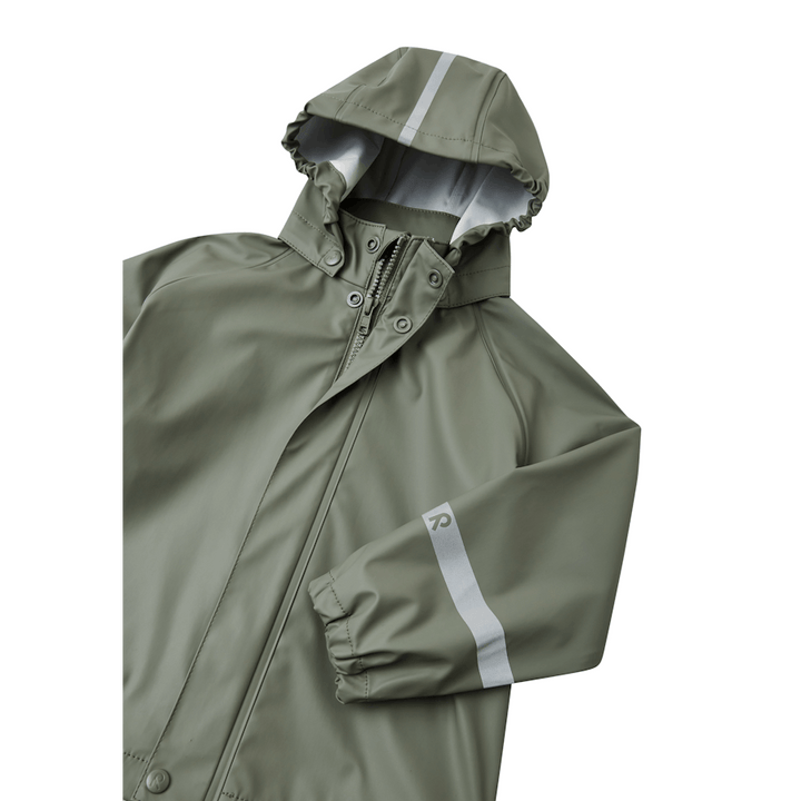 Completo da pioggia Tihku Grigio-verde