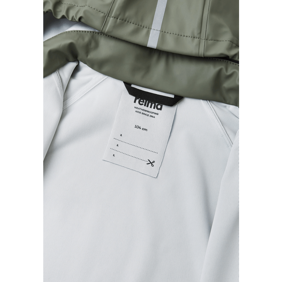 Completo da pioggia Tihku Grigio-verde