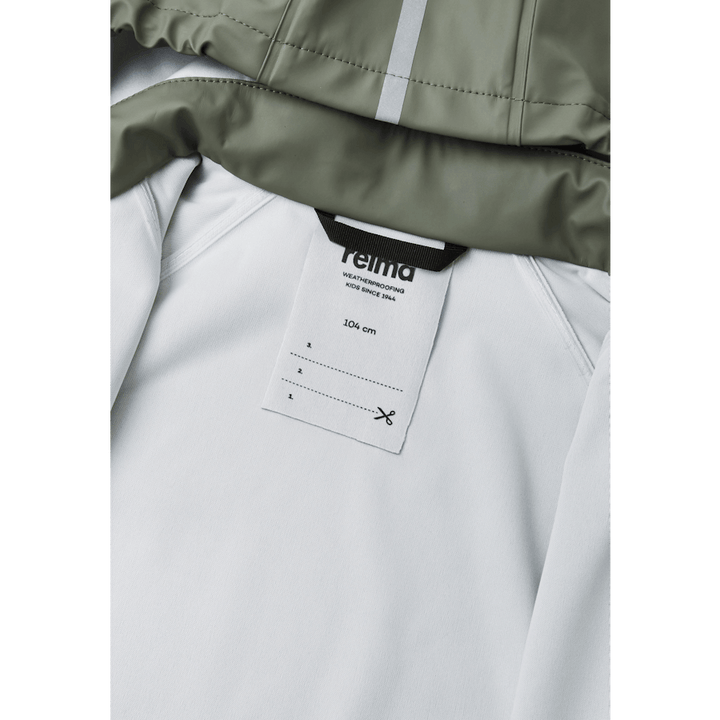 Completo da pioggia Tihku Grigio-verde