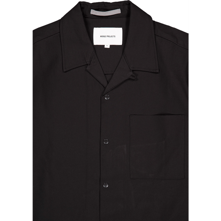 Carsten Solotex Twill-paita Ls 9999 musta