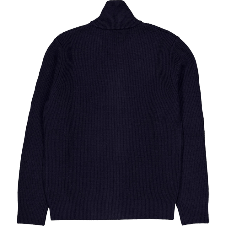 Veste en coton et laine Hagen 7004 bleu marine foncé