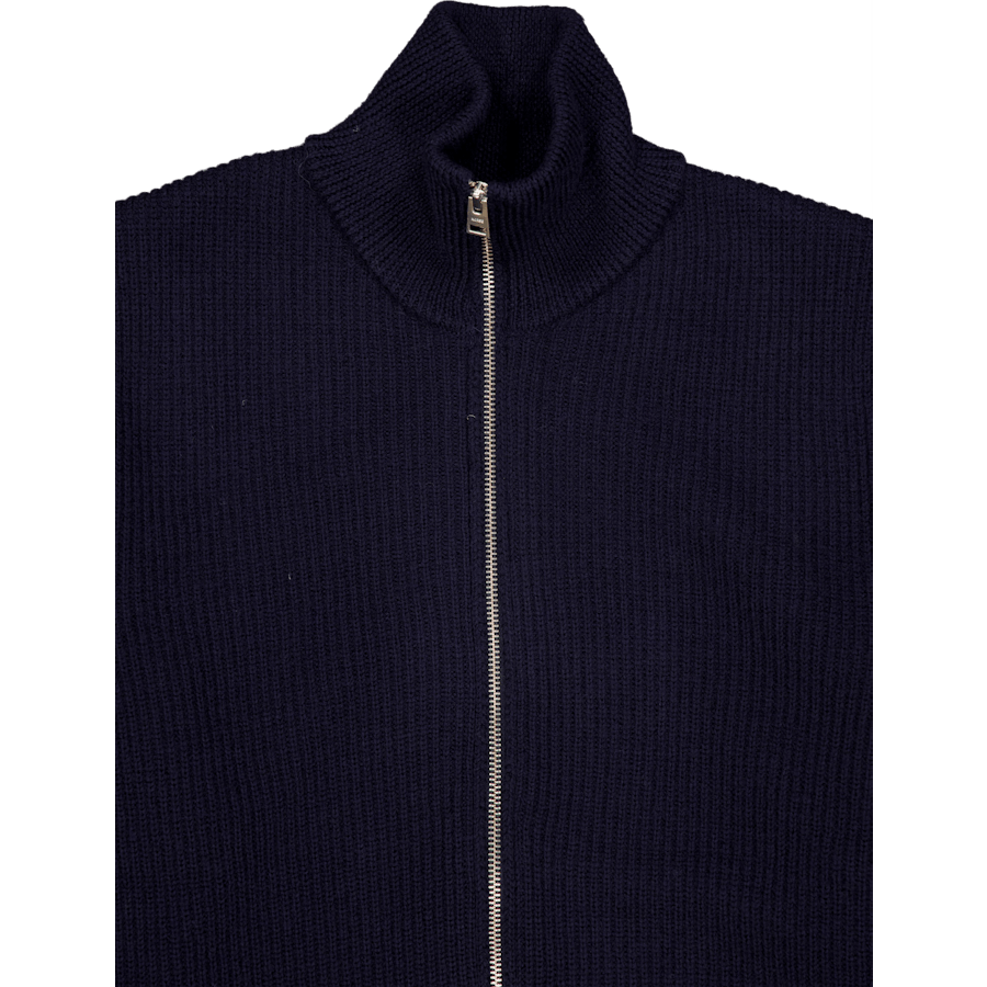 Veste en coton et laine Hagen 7004 bleu marine foncé